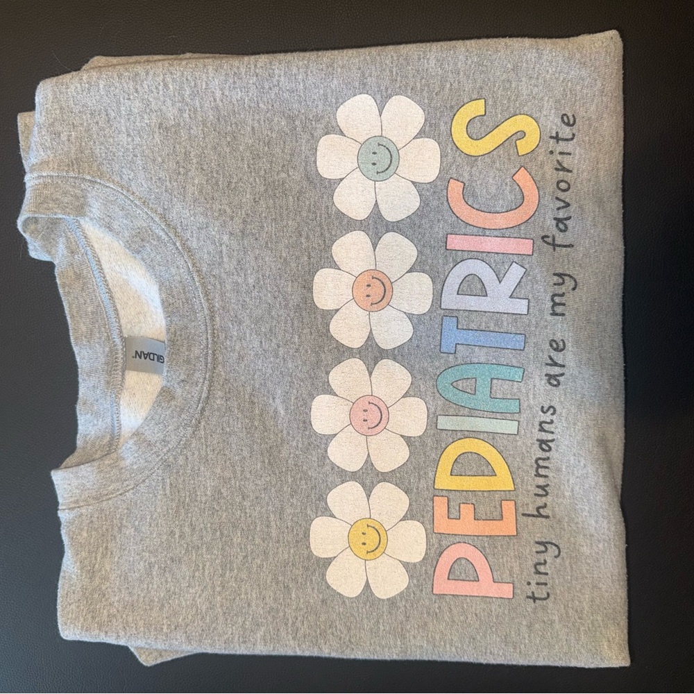 Pediatric crew neck
